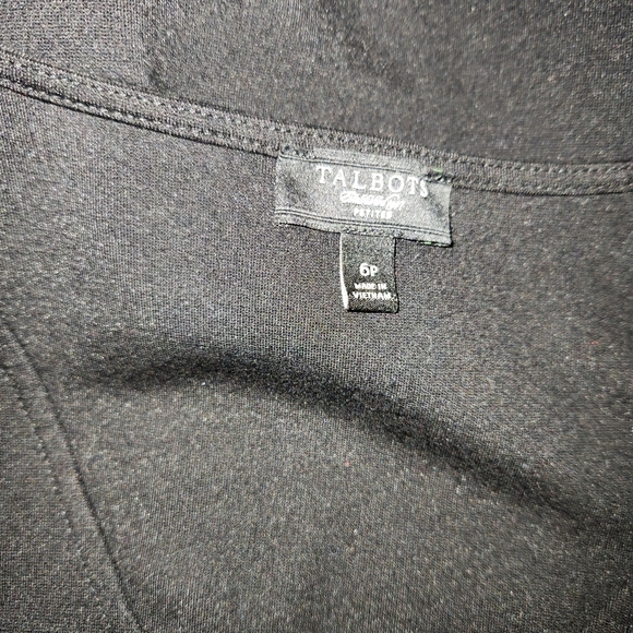 Talbots Black Dress - Picture 3 of 4